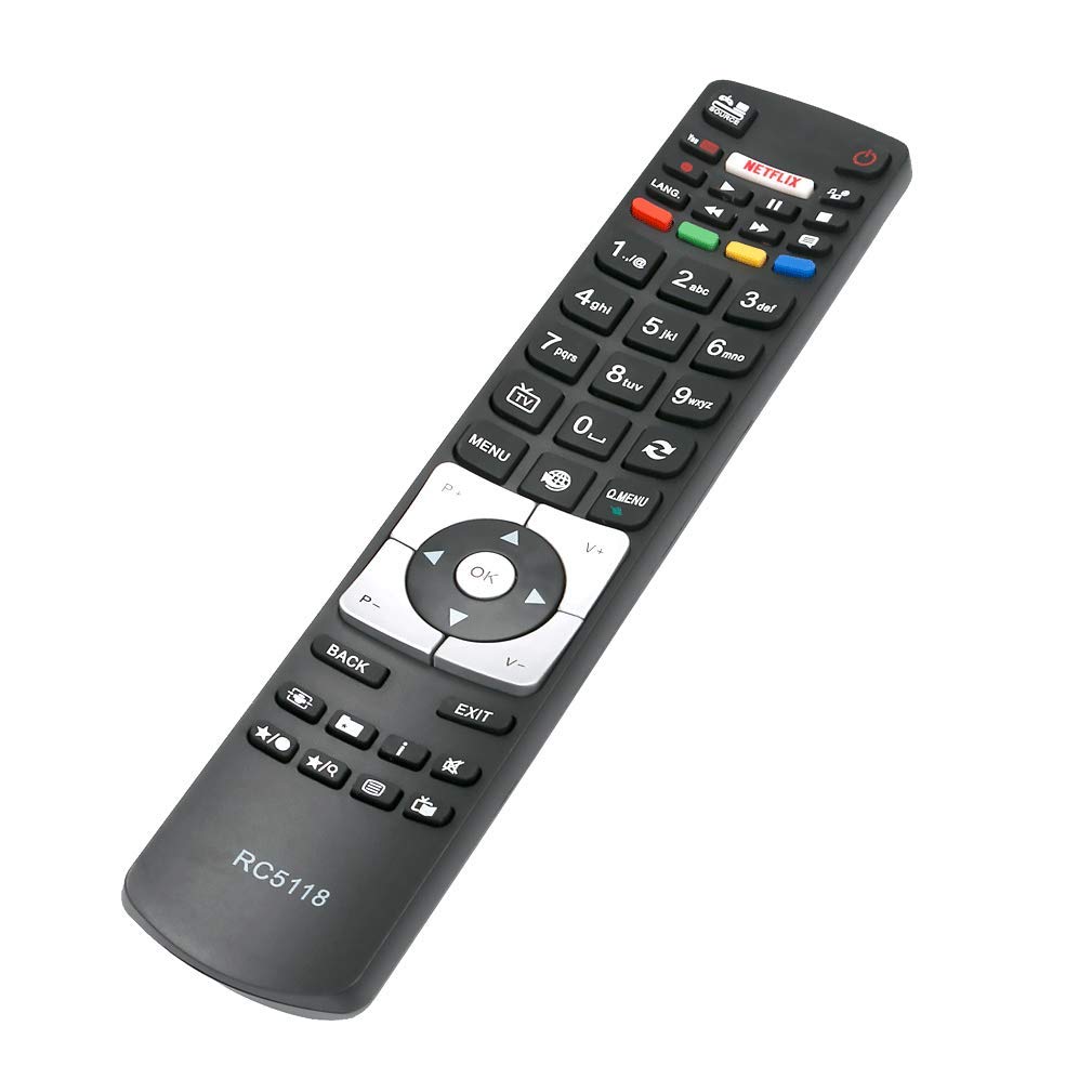 VINABTY RC5118 RC-5118 Telecomando di ricambio per Hitachi TV 42HYT42U 22HBD06U 50HYT62U 24HE1510-W 50HYT62UH