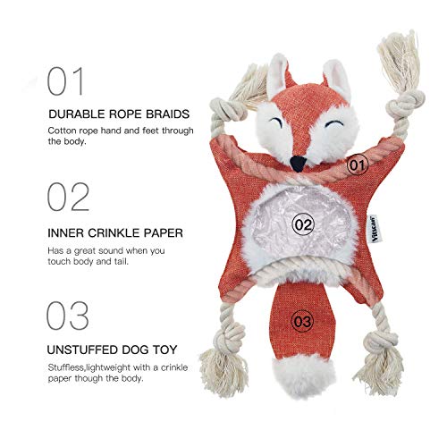 Juguetes indestructibles de peluche para perros Vitscan miniatura 3