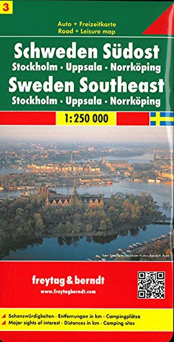 Freytag Berndt Autokarten, Schweden Südost - Stockholm - Uppsala - Norrköping, Blatt 3 - Maßstab Freytag Berndt Autokarten, Schweden Südost - Stockholm - Uppsala - Norrköping, Blatt 3 - Maßstab
