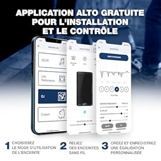 ALTO TS408 Enceinte Active Bluetooth 8" de 2000W avec Mixeur 3 Canaux, Connexion sans Fil, DSP et Appli