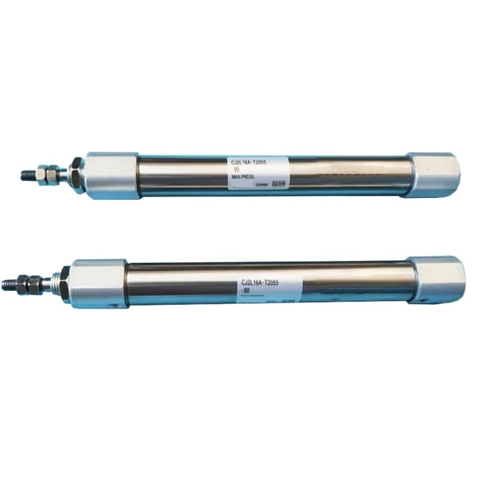 Cylindre CJ2L16A-T2055-90 à double effet pour guidage fluide