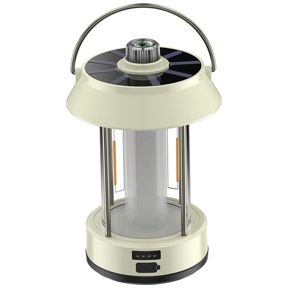 Lanterne de camping LED rechargeable avec éclairage d'atmosphère pour extérieur