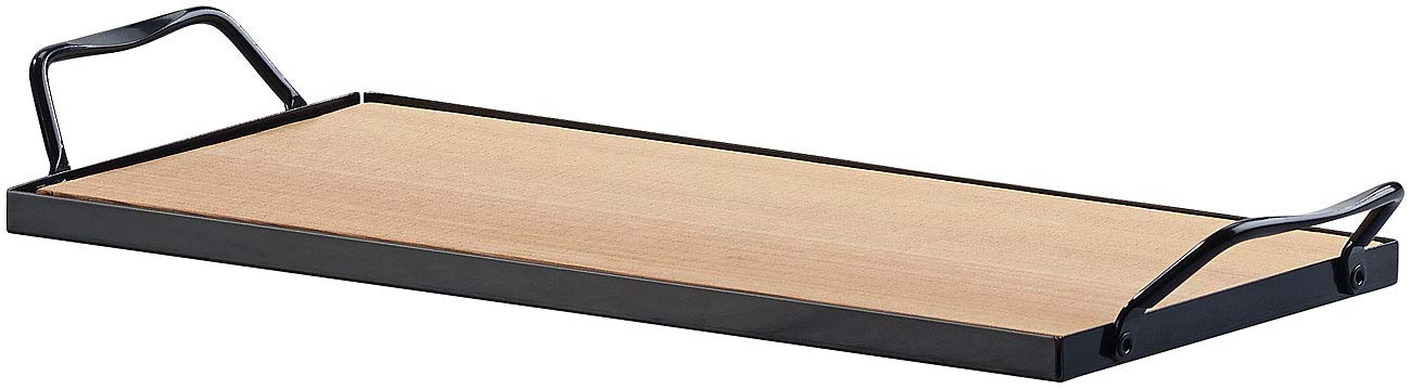 Rosenstein & Söhne Tablas para barbacoas y ahumadores - Accesorios para Barbacoa: 2 Tablas de Cedro para Parrillas de carbón y Gas, con Estructura de Metal (Tablero Incienso)