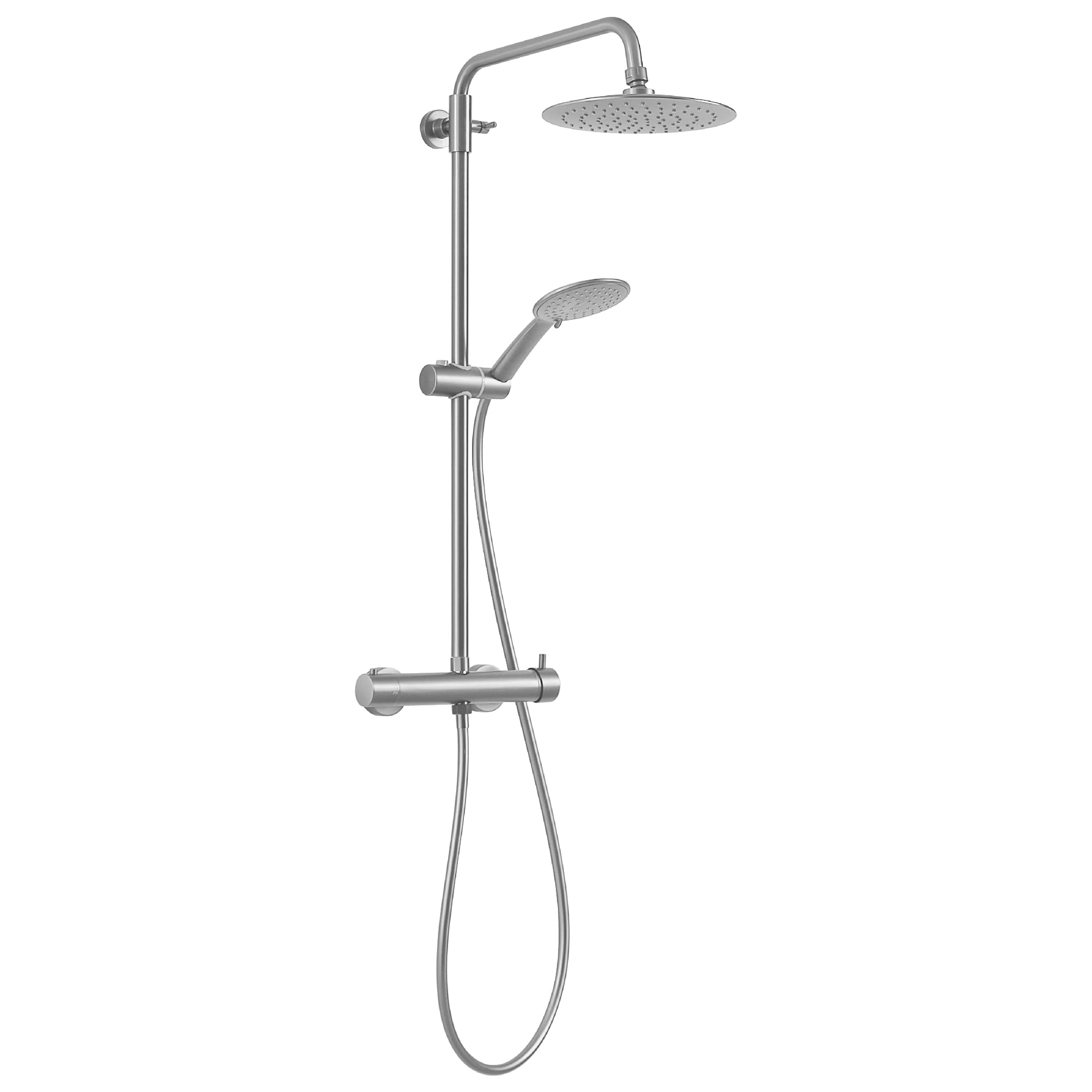 Colonne de douche brossée avec mitigeur 3 positions Gedy STAR PLUS 04