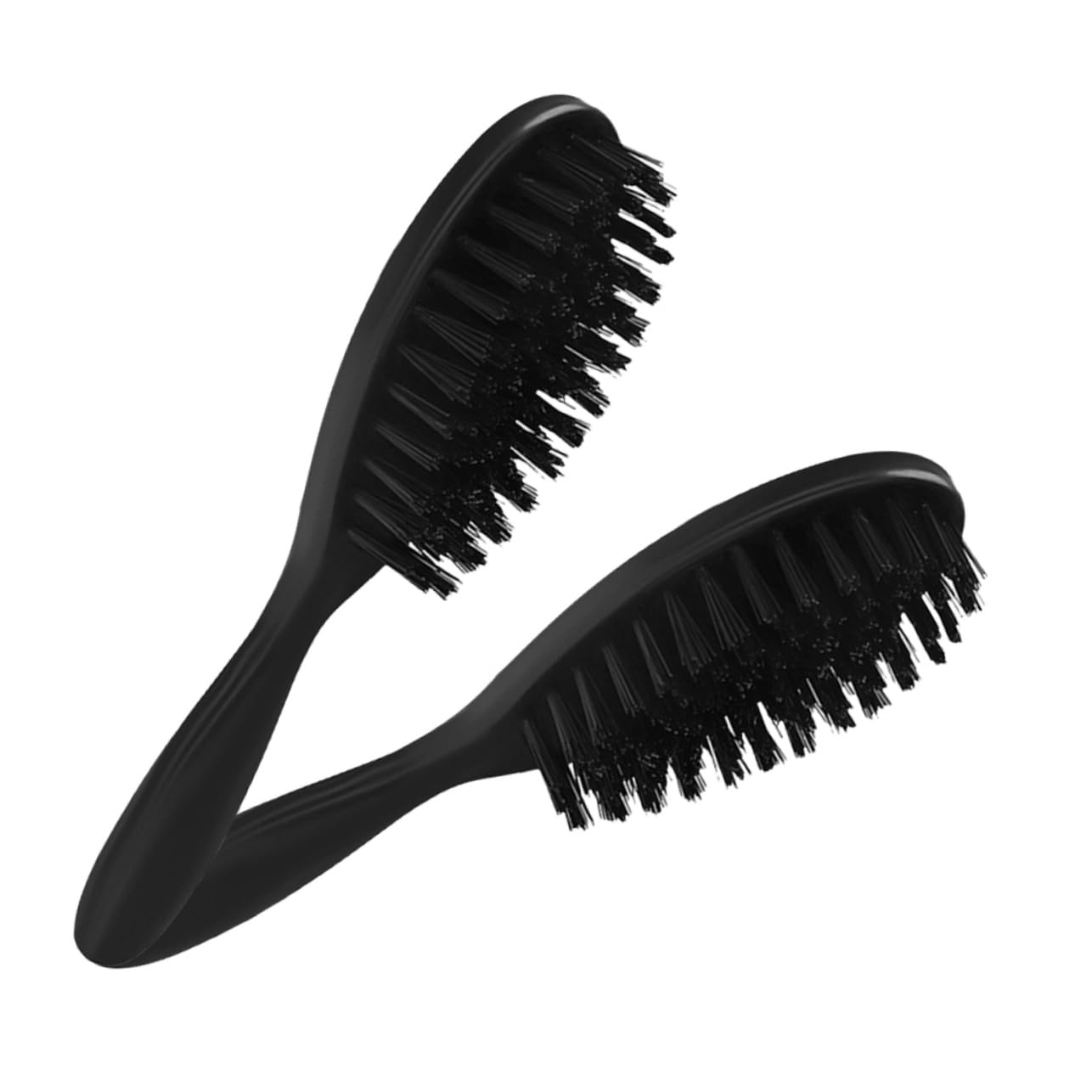 Didiseaon Men's Grooming Kit 2pcs Soft Bristle Hair Beard Brush Styling Comb Mustache Brush Metal Beard Comb Travel Friendly