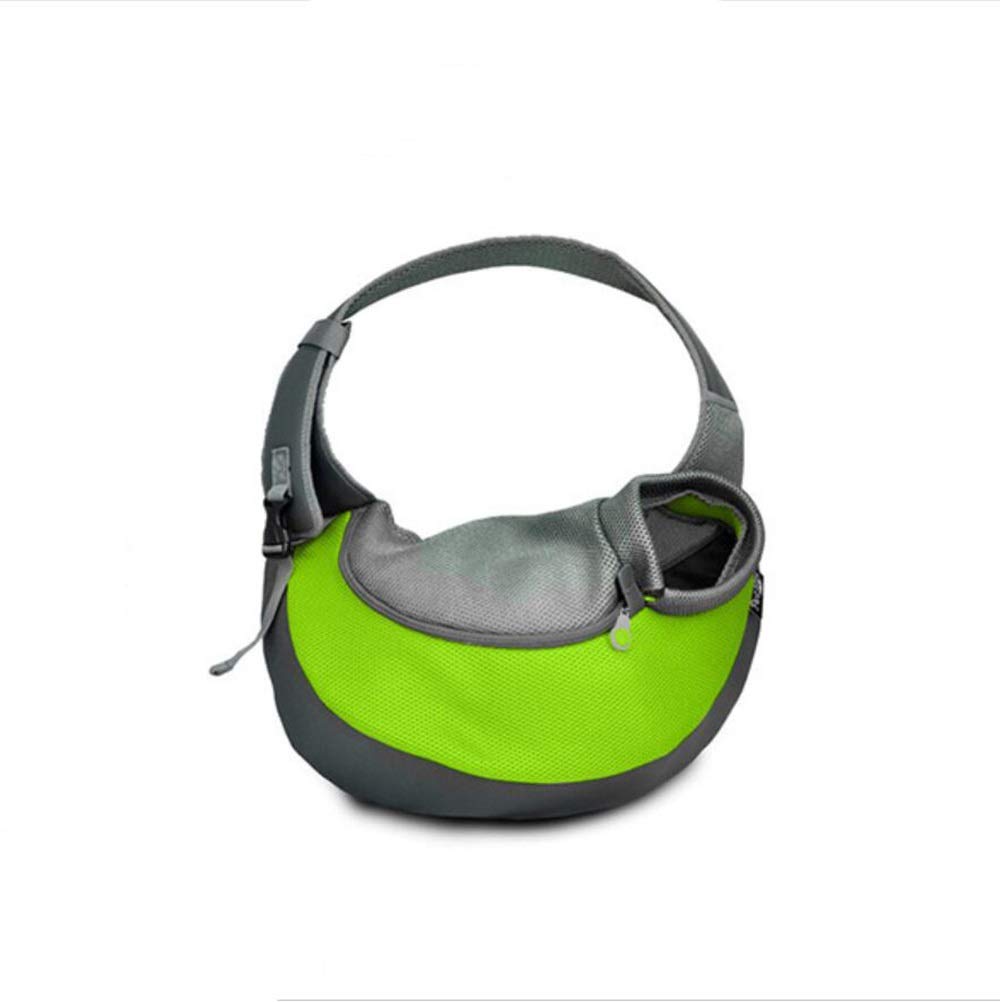 Sac pour animaux de compagnie portable vert taille S pour chien et chat