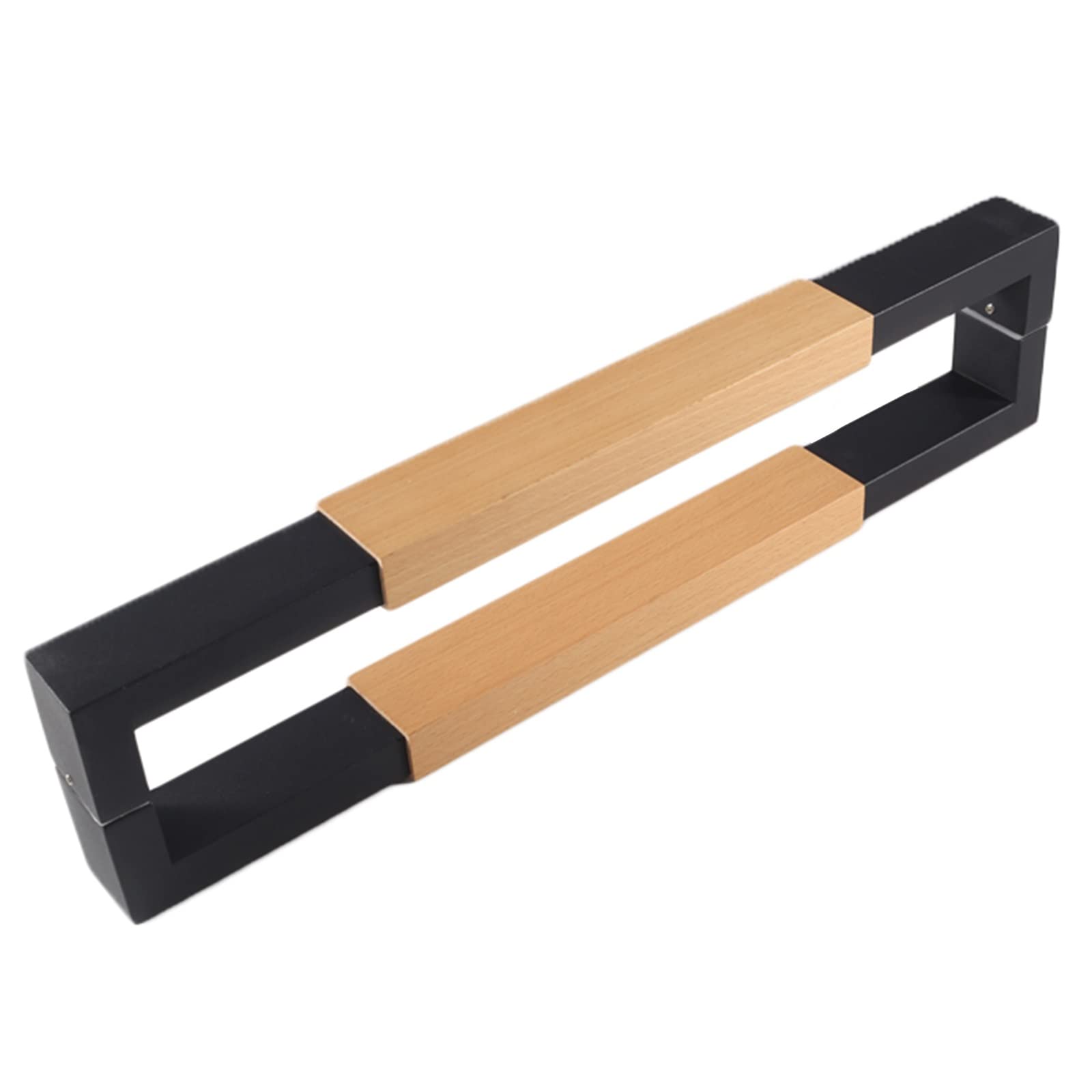 CWCQGH Black Barn Sliding Door Pull Handle for Glass/Wood Door,15.7" 24" 31" 39" 47" 59" Double Sided Push Pull Bar Handle,Office Shop Large Gate,B-42.5cm/1.4ft