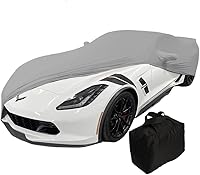 Vista 26 de C4 Corvette - Funda para interior de automóvil, satén elástico Ultraguard de ajuste personalizado, el mejor ajuste de gama alta con bolsa
