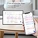 10.1 inch Wall Planner Digital Calendar & Chore Chart,Smart Touchscreen Interactive Display for Family Schedules,Hearth Display Digital Calendar,Electronic Picture Frame Share Moments from Anywhere