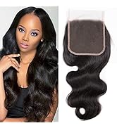 DMS Lace Closure Human Hair body wave Free Part HD 5X5 Lace Closure 12A Brazilian Virgin Human Ha...