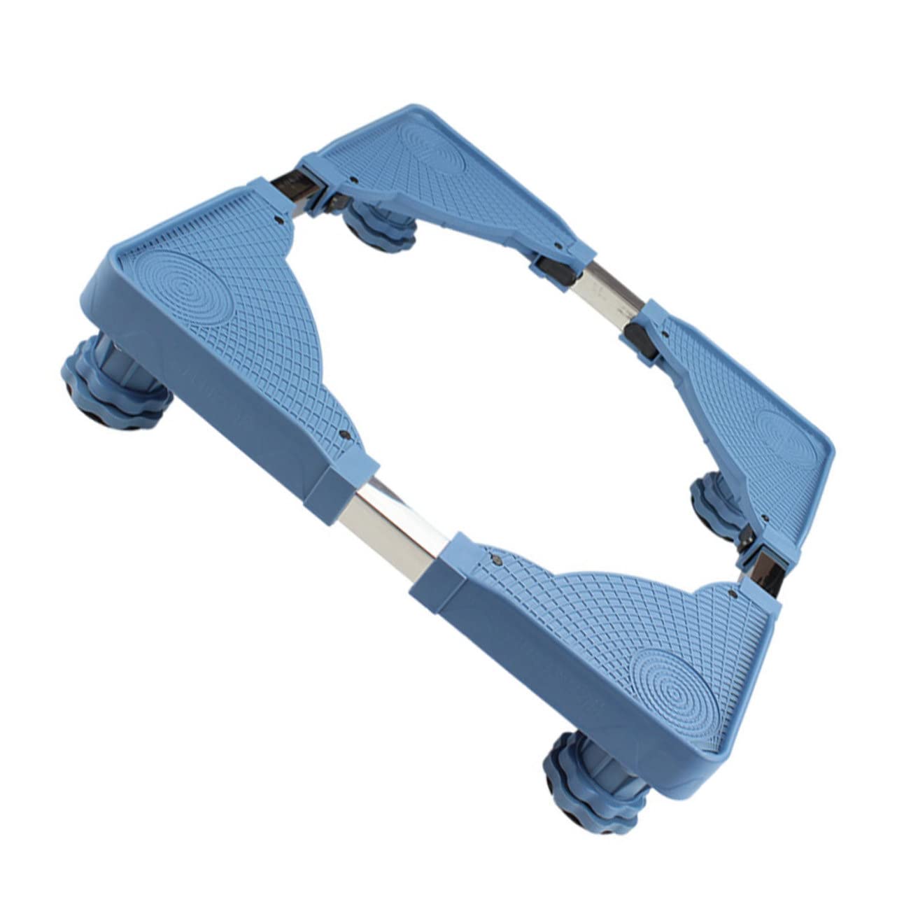 ULTECHNOVO Base Móvil Ajustable para Lavadora y Frigorífico, 4 Pies, Plástico, Diseño Tornillo y Fijación, Uso en Dormitorio