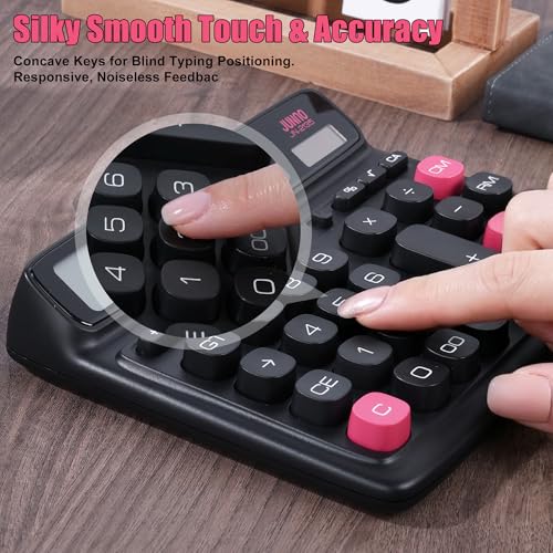 12-Digit Desktop Calculator, Dual Power (Solar & Battery), 7.7inch — view 4