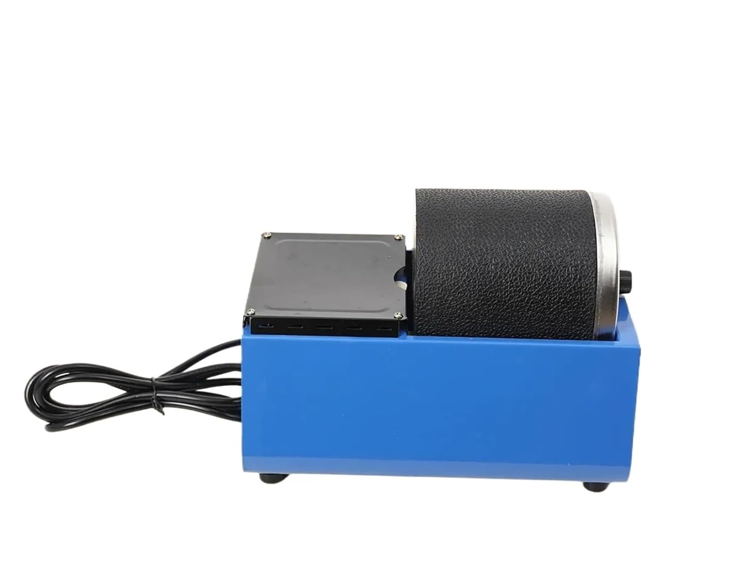 Jewelry Polish, Mini Beads Polishing Machine with Rubber Barrel Electric Rock Rotary Tumbler Kit Single Drum Jewellery Polisher Jewelry Tools