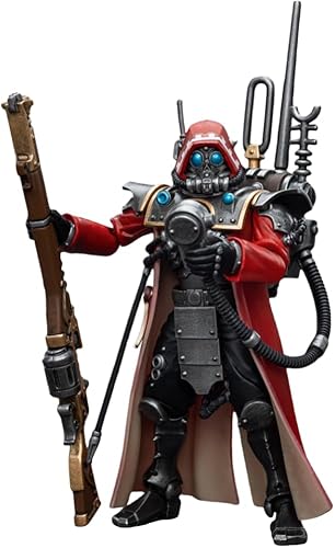 Miniatura 2 de HiPlay JoyToy Warhammer 40K Figura coleccionable Adeptus Mechanicus Skitarii Ranger con figuras de acción a escala 118 JT7868 (Ranger with