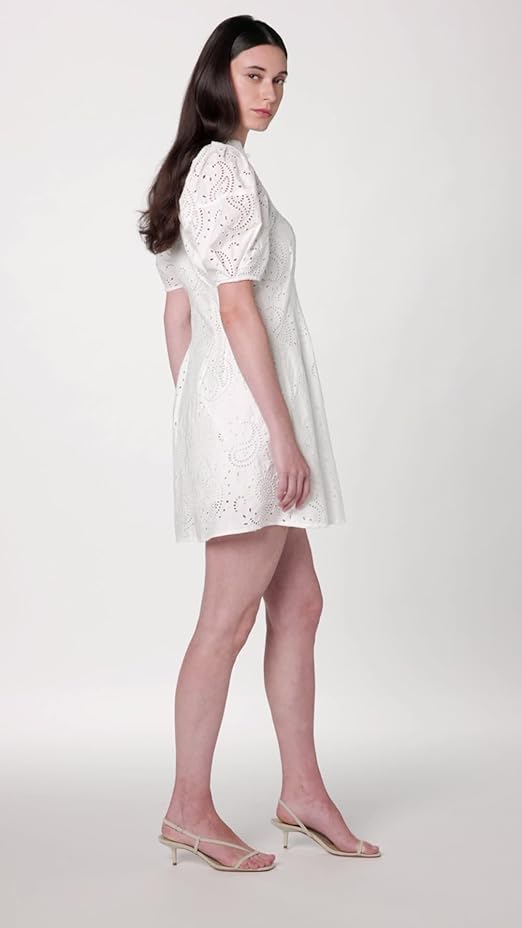 white lace bodycon wedding dress White Boho A-Line Lace Wedding Dress with Appliques, White / 12 main image 0