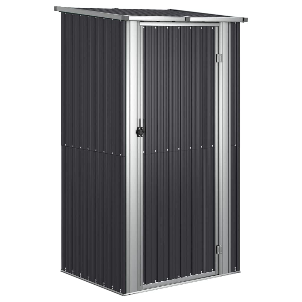 Cobertizo jardín Acero galvanizado Antracita 118,5x97x209,5 cm,Casa y jardín,Jardín,Artículos de Exterior,Estructuras de Exteriores,Cobertizos-150901 — view 2
