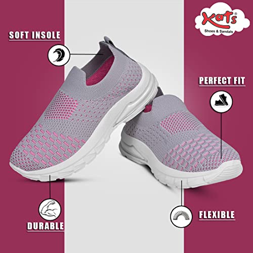 Image of KATS Fashionable Girls Shoes Comfortable & Lightweight Walking Sneakars
