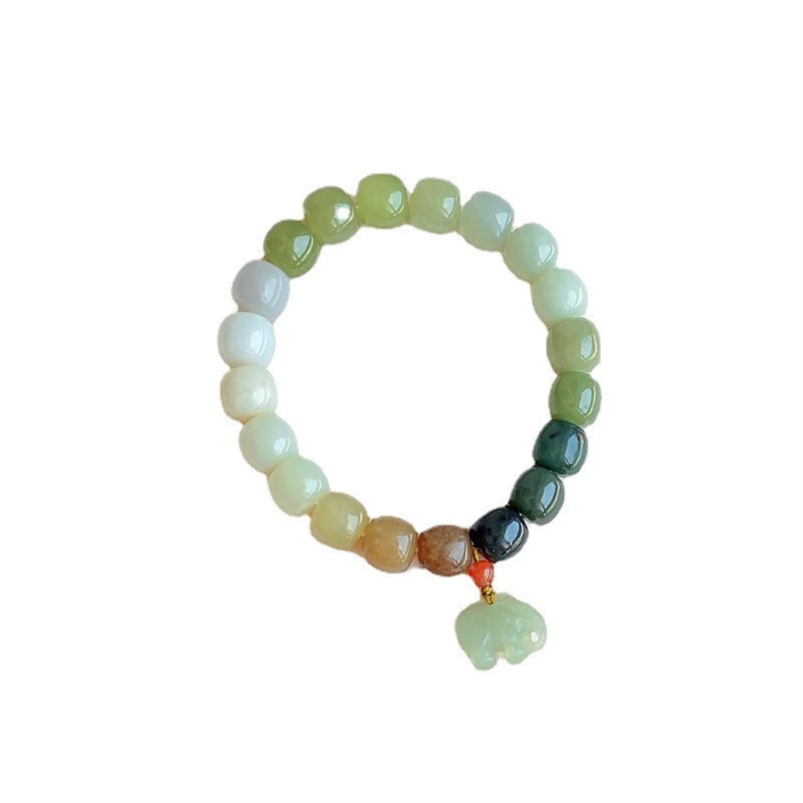 Bijoux Énergétiques d'Exception en Jade Hetian et Pendentif Charms Élégant