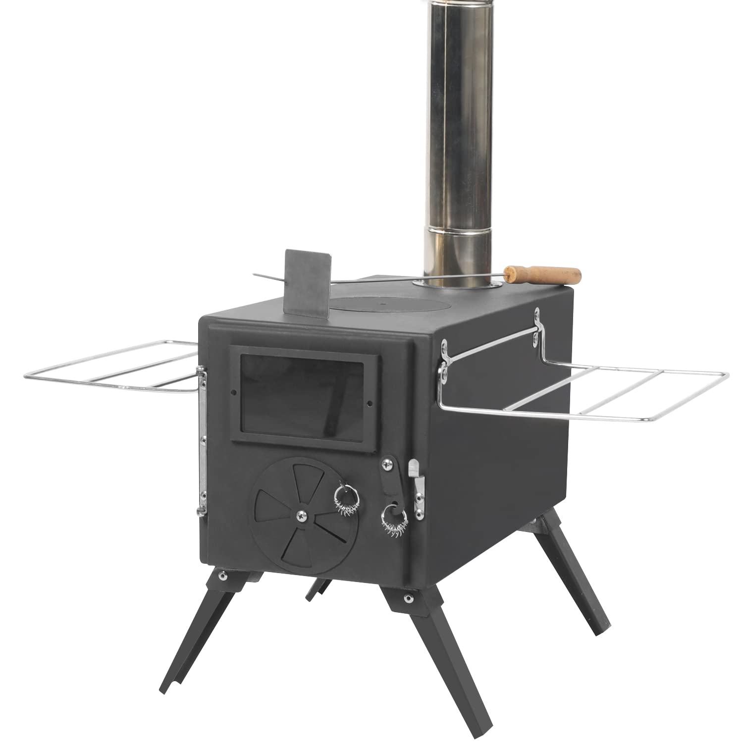 Amazon.com: Tent Stove - Portable Outdoor Camping Stove for Cooking  Drinking Wood Stove with Pipe Fireproof : Sports u0026 Outdoors
