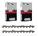 2 Pack, Genuine Oregon Chain, 72JGX091G 91 Drive Link Super Guard Skip Sequence Chain (for 28" Stih bar) , 3/8-Inch Pitch, .050" Gauge. Skip version of 33RSF91