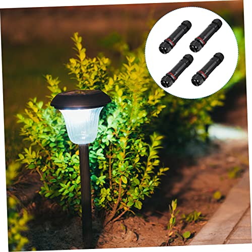 Conector estanco pines IP68 para iluminar terrazas y caminos de jardín 7