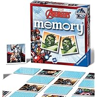 Ravensburger - Mini Memory: Avengers, Juego de Mesa, Juego de
