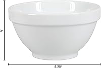 Vista 8 de BIA Cordon Bleu Tazón apilable de 16 onzas, juego de 4, blanco (900101S4SIOC)