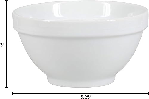 Miniatura 9 de BIA Cordon Bleu Tazón apilable de 16 onzas, juego de 4, blanco (900101S4SIOC)