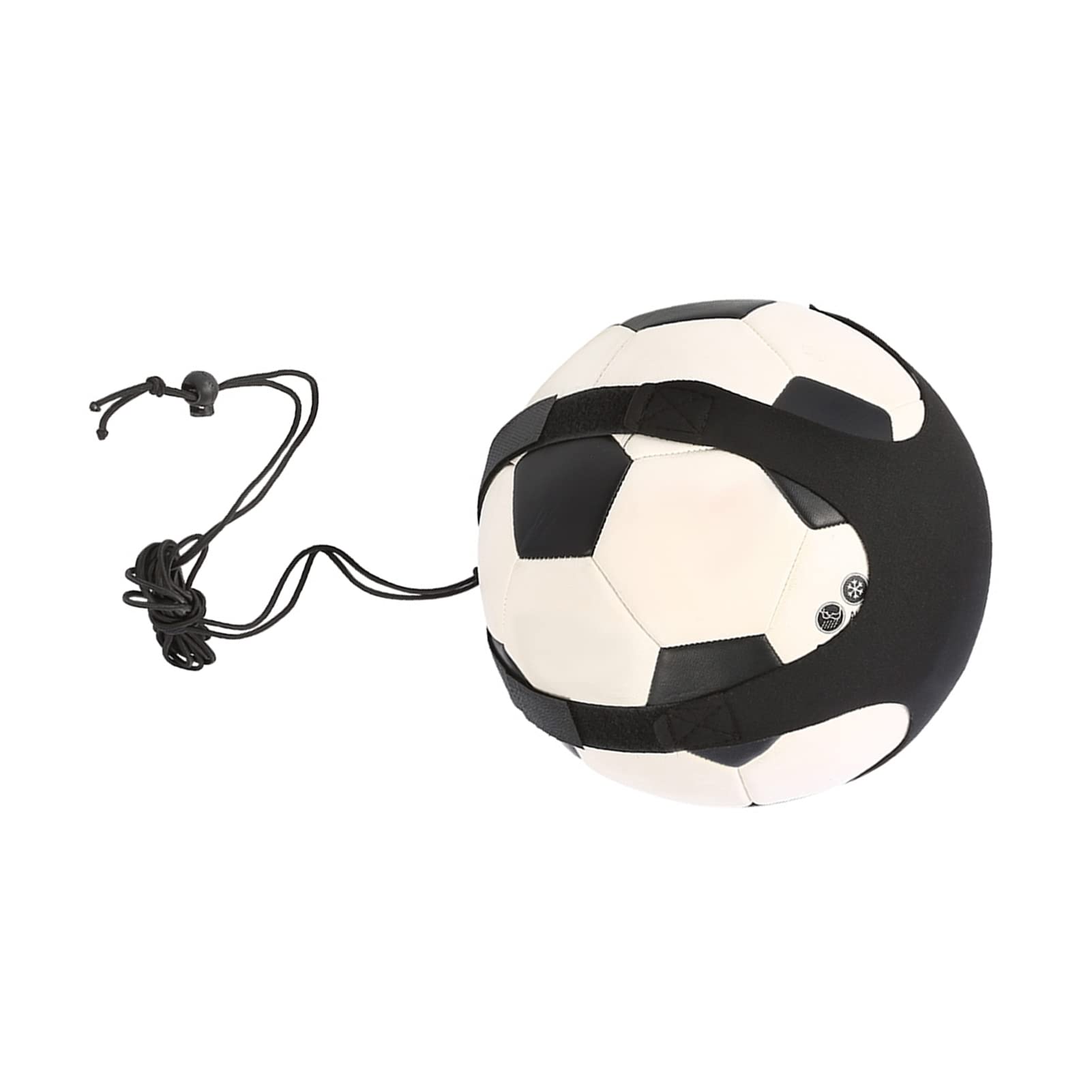Entrenador de Fútbol/voleibol/rugby, Tiro de Patada de Fútbol Solo Práctica Entrenamiento Ayuda Habilidades de Control Cinturón Ajustable para Niños Adultos, Longitud Elástica 2-12 M, Pelota No Inclui