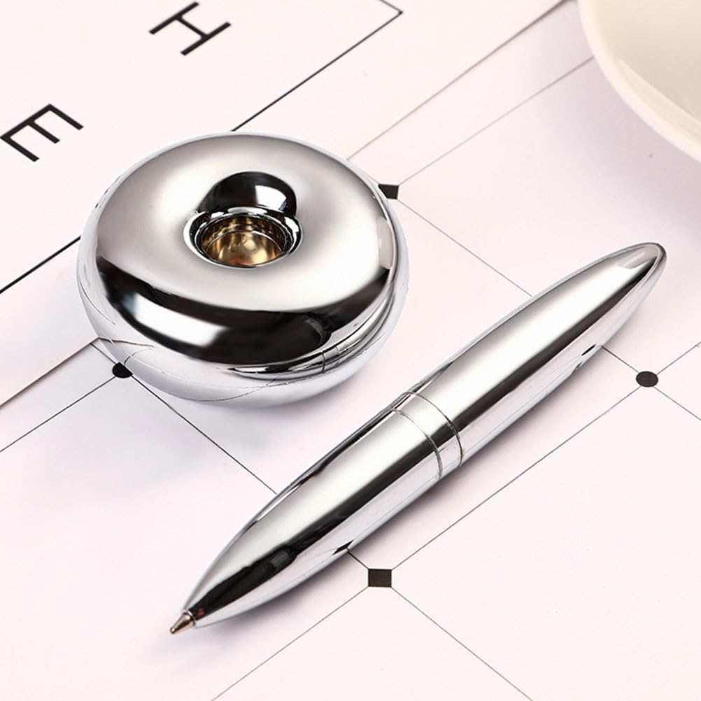 DOITOOL 2 bolígrafos magnéticos de metal flotantes para oficina, elegantes bolígrafos para hombres, para firmas y suministros de oficina