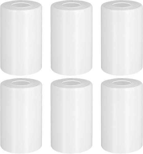 Paquete de 4 pantallas de cristal transparente de repuesto, 5.51 pulgadas de altura, 3.94 pulgadas de diámetro, 1.65 pulgadas de ajuste, cubiertas