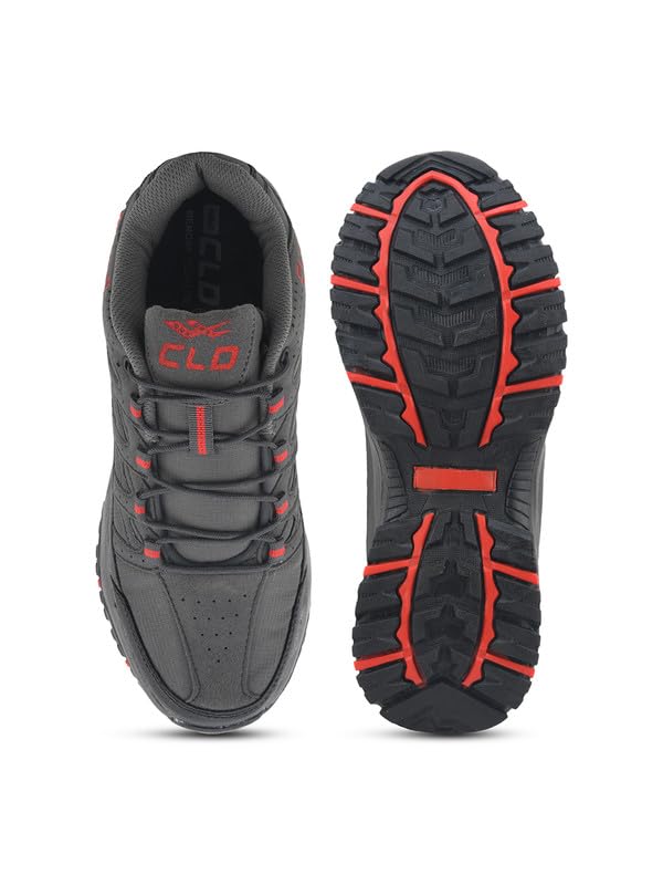 Image of CLD Trekking Shoes for Man Outdoor Hiking Shoes for Man high Neck Shoe for Men Anti Skid Trekking Boots Water Repellent Tracking Shoe for Men Breathable Hiking Boots