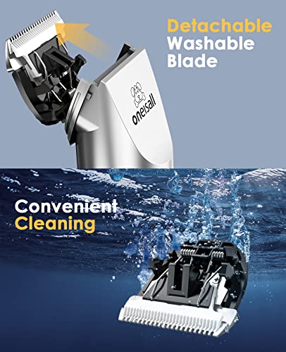 Oneisall Dog Grooming Clippers And Dog Paw Trimmer 2 In1/ Quiet Cordless Pet Clippers/Dog Clippers For Grooming For Thick Coat/Pet Hair Trimmer For Small Medium Large Dogs #TOP7