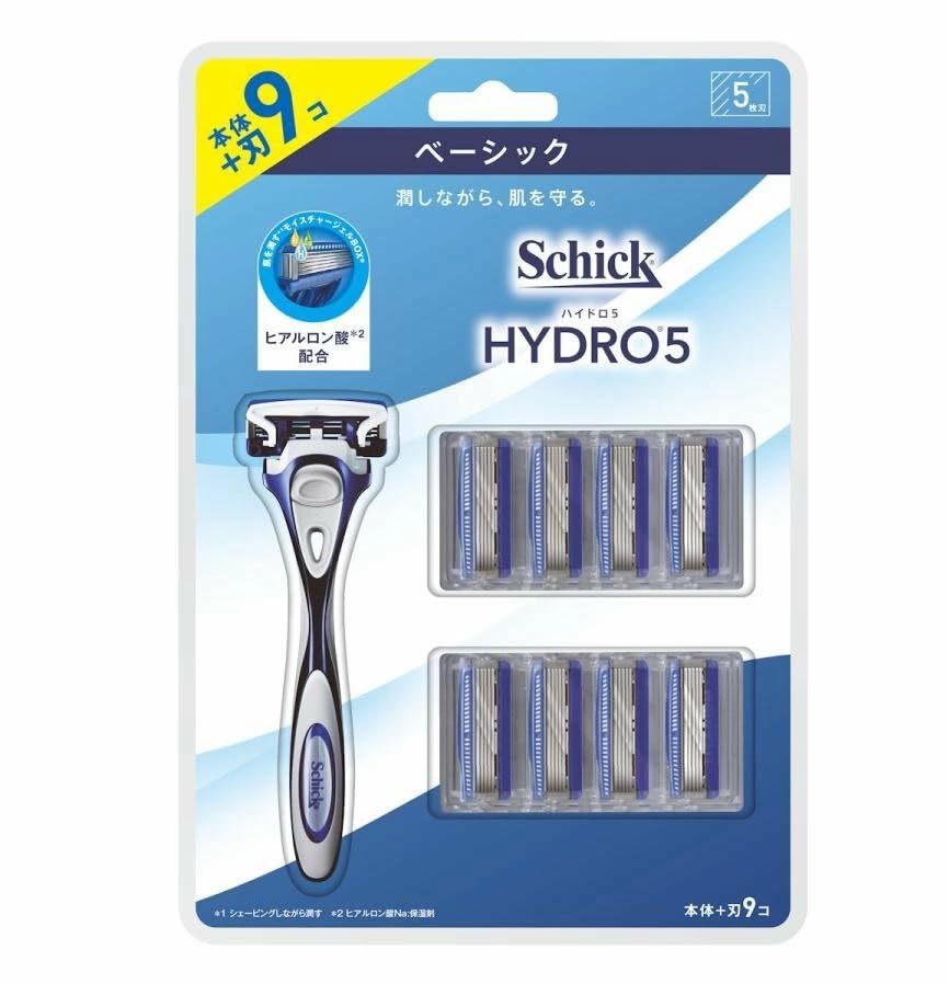 Schick HYDRO5 ベーシック 替刃8コ入 9個セット Amazon.co.jp: 【お買得パック】schick シック ハイドロ5 ベーシック