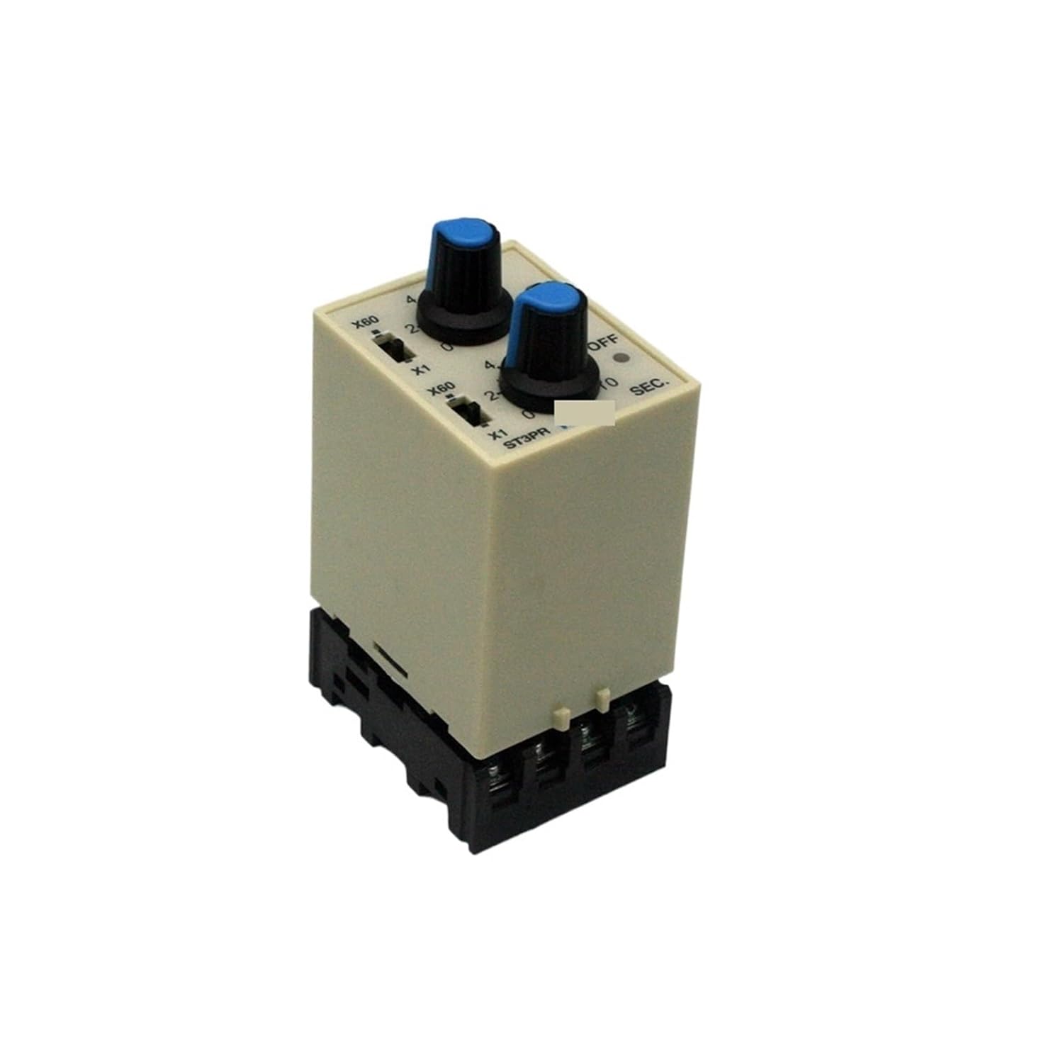 ST3PR/JSZ3P Electrical time Relay Electronic Counter relays Digital Timer Relay with Socket Base AC 220V/110V(60S 60M,DC24V)