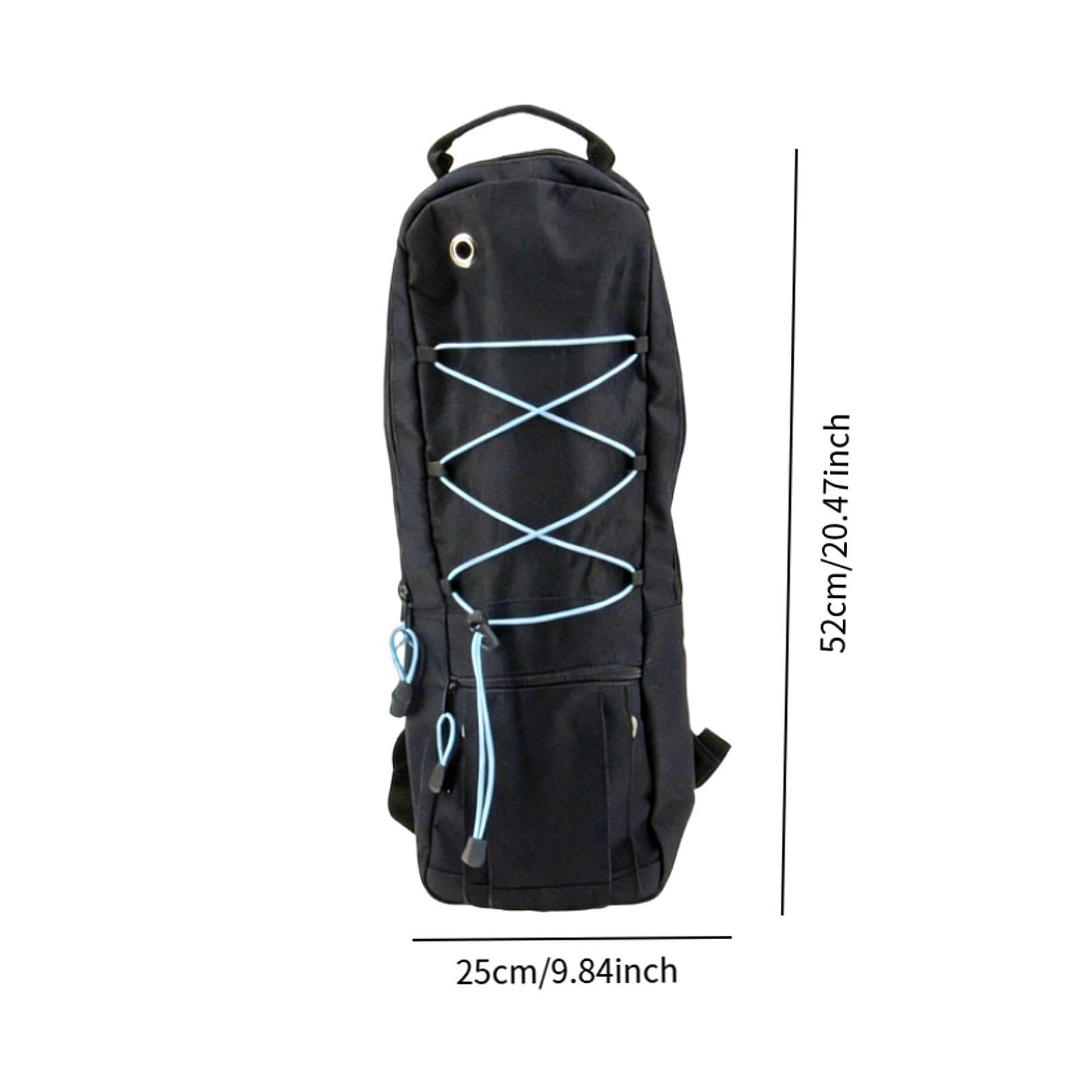 harayaa Zaino per Bombole di Ossigeno, Zaino Portatile per Serbatoio di Ossigeno in Tessuto Oxford, Borsa Porta Bombole, 52 x 25 CM