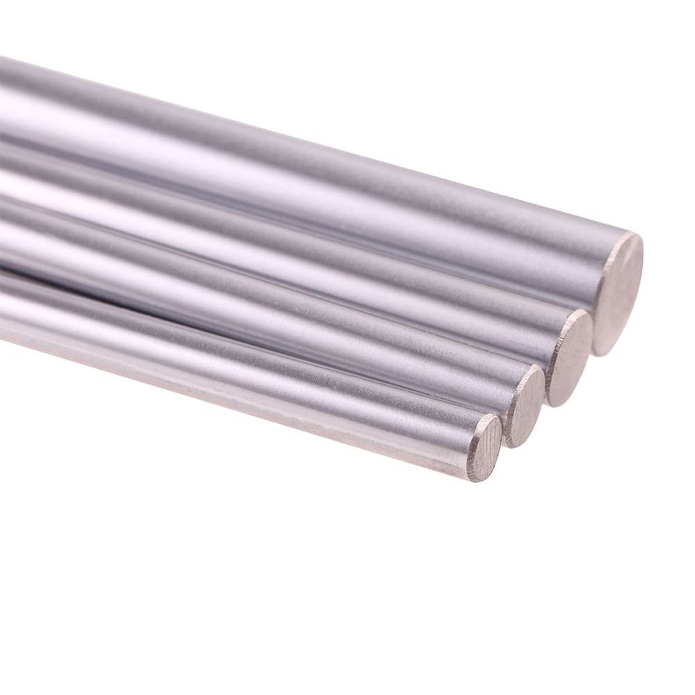 Varilla Redonda, Piezas De Impresora 3D, OD 8 Mm 10 Mm 12 Mm 16 Mm 20 Mm Eje Lineal Cilindro Riel Lineal Eje Óptico Liso 2PCS (Color : 20mm, Size : 400mm)