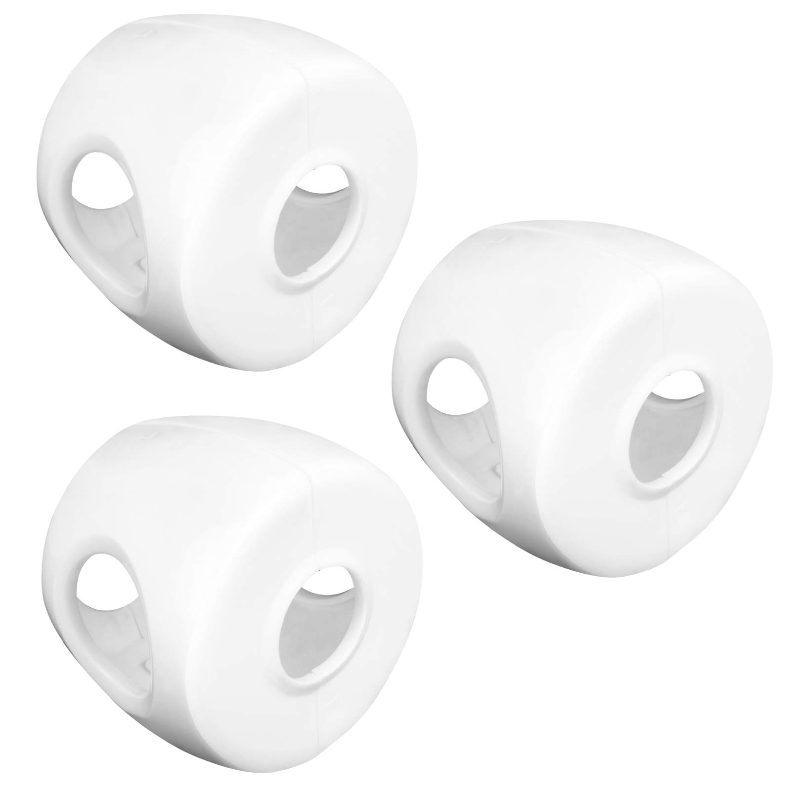 Betertek Child Proof Door Knob Cover (3 Pack) Door Knob Safety Cover for Kids Toddler Door Handle Locks Doorknob Baby Proof Handles Cover