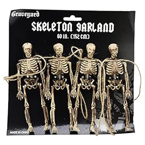 RSAAUD® Halloween Skeleton Skull , Skeleton Hands -Fake Human Hand Bone Zombie Party Terror Scary Props Decorations…