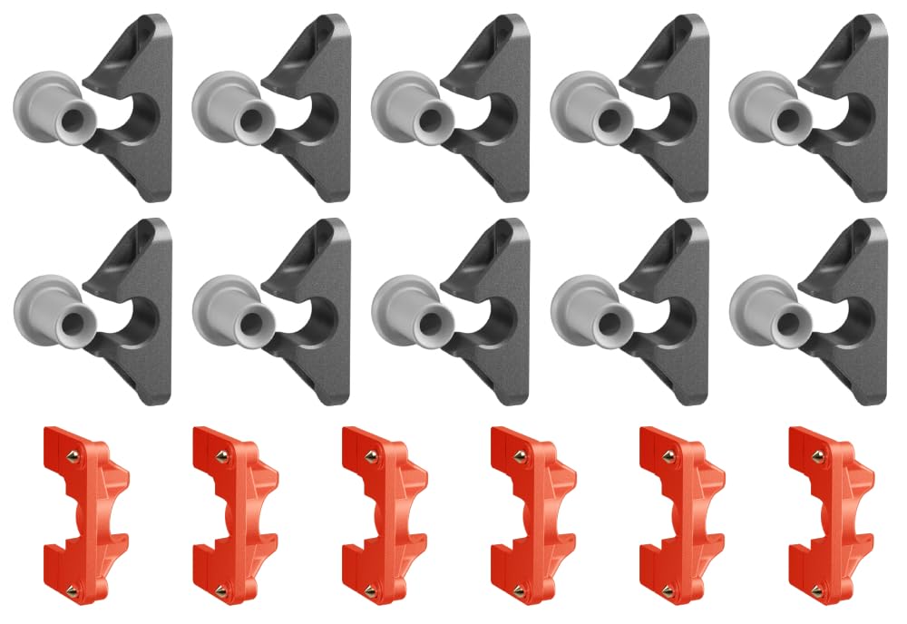 Button Fix Type 2 Compact Push On Bracket Connector Push & Click x10 + 6 Marker Tools