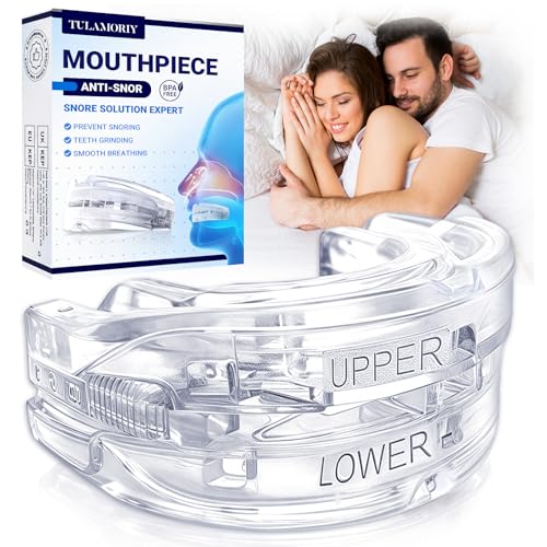 Anti Schnarch Schiene, Schnarchschiene Aufbissschiene, Verstellbare Mundschiene Schiene, Gegen Schnarchen Und Schutz vor nächtlicher Belastung, Für Männer Und Frauen, Für Nacht Schlaf
