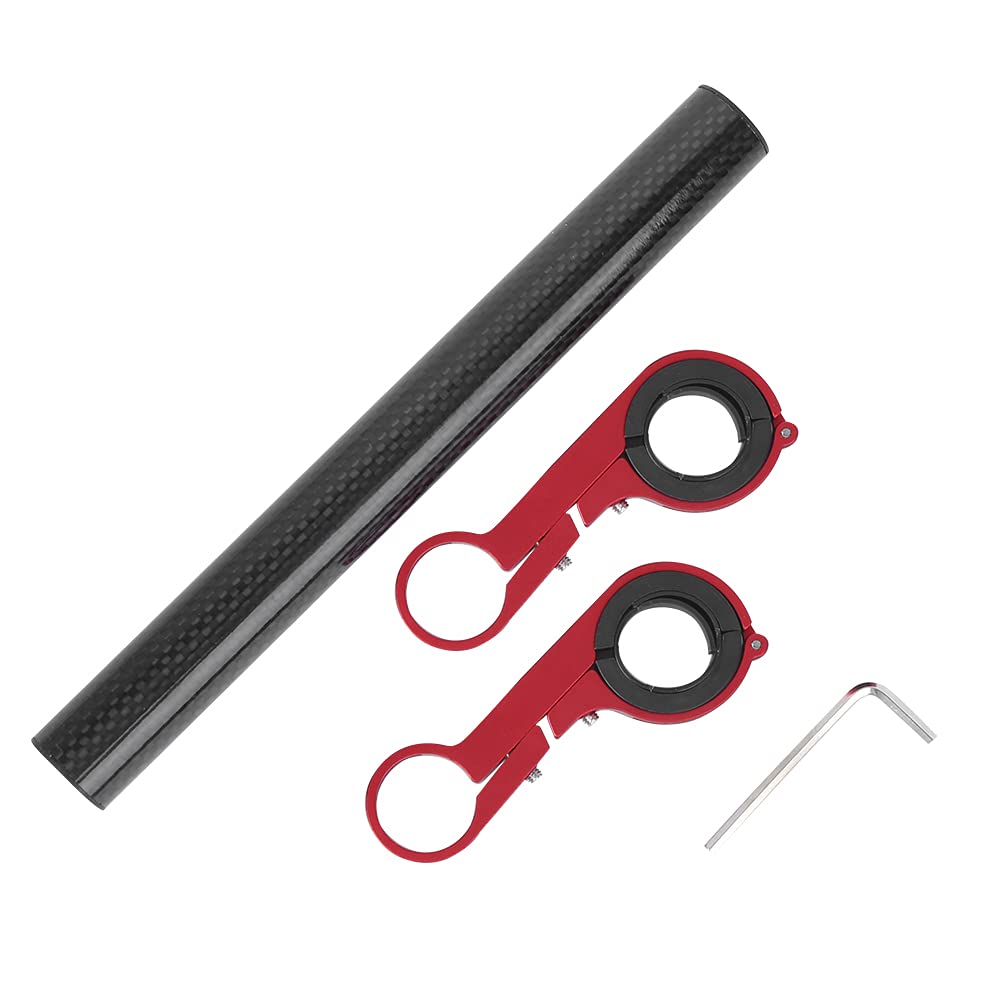 Extension De Guidon De Vélo En Alliage D'aluminium Pour Guidon De 31,8 Mm Et 25,4 Mm (rouge