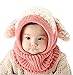 Produktbild ZZLAY Lovely Baby Winter Hut Schal Earflap Hood Schals Schädel Caps Warm Knit Face Cover Balaclava