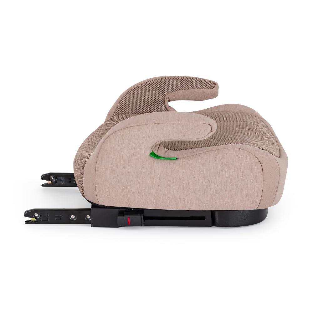 PETITE&MARS Autositzunterlage Optimus Pro i-Size 125–150cm 22–36 kg Autositz * Kindersitz leicht * Sitzerhöhung * Kindersitzunterlage * Kindersitzerhöhung mit ISOFIX * Gruppe 2 und 3 (braun)