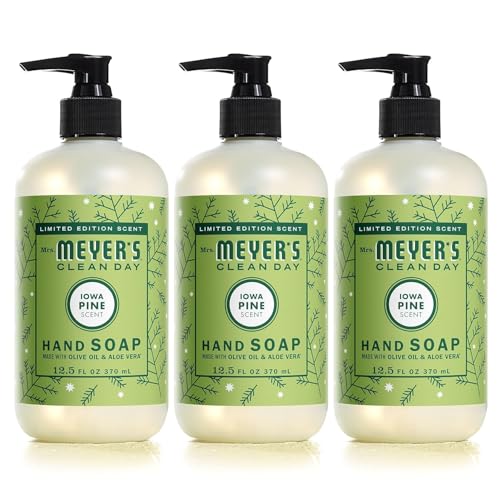 MRS. MEYER'S CLEAN DAY Hand Soap, Made with Essential Oils,
