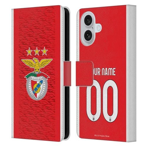 Coque Benfica iPhone 16 Coque en Cuir à Portefeuille Officielle