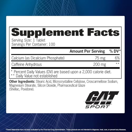 GAT SPORT Caffeine - 100 Tablets - Image 3