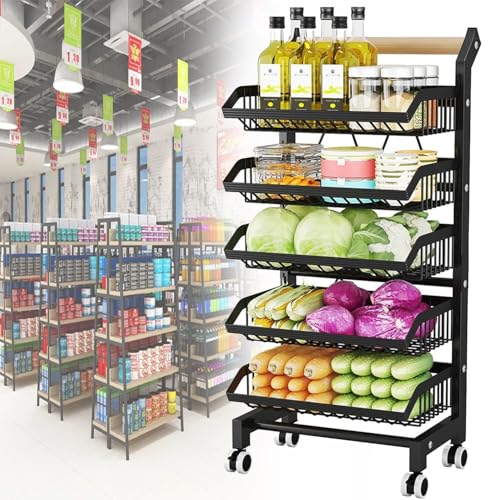 Uso versatile: oltre alla cucina, questo scaffale multifunzionale è adatto per uffici, camere da letto e altri spazi. Il suo robusto design a rete organizza gli oggetti in modo efficiente e favorisce la circolazione dell'aria, ideale per conservare prodotti, prodotti essenziali di bellezza e altro ancora.