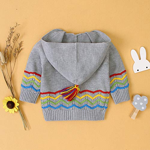 Baby Sweater,Baby Jongens Meisjes Lange Mouw Vest Jas Kids Herfst Winter Warm Knitwear Tops Kinderen Casual Outfit… - Image 4