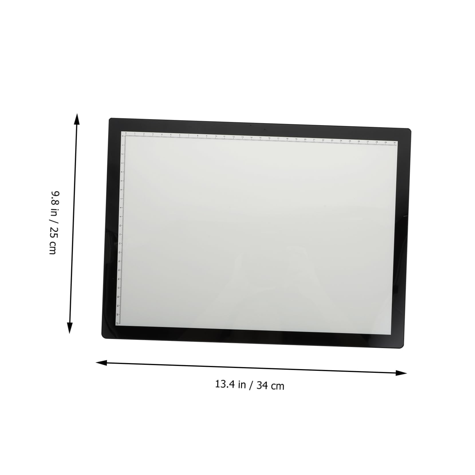 Table Lumineuse de Traçage A4 Portable pour Dessin, Noir, 1 Pièce